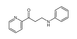 3-anilino-1-(2-pyridyl)-1-propanone Structure