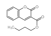 butyl 2-oxochromene-3-carboxylate结构式
