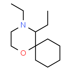 1-Oxa-4-azaspiro[5.5]undecane,4,5-diethyl-(9CI)结构式