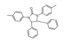 (4S,5S)-1,3-bis(4-methylphenyl)-4,5-diphenylimidazolidin-2-one结构式