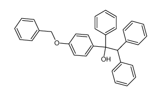 1-(4'-benzyloxyphenyl)-1,2,2-triphenylethanol Structure