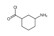 Cyclohexanecarbonyl chloride, 3-amino- (9CI) Structure