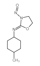 N-(4-methylcyclohexyl)-3-nitroso-oxazolidin-2-imine Structure
