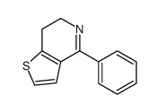 4-phenyl-6,7-dihydrothieno[3,2-c]pyridine结构式