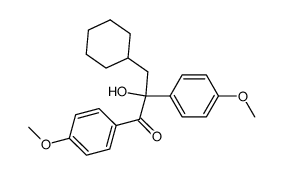 1,2-bis(4-methoxyphenyl)-1-cyclohexylmethylethan-1-ol-2-one Structure