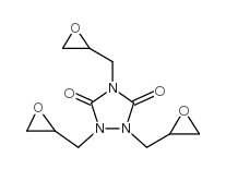 1,2,4-Triazolidine-3,5-dione,1,2,4-tris(2-oxiranylmethyl)- Structure