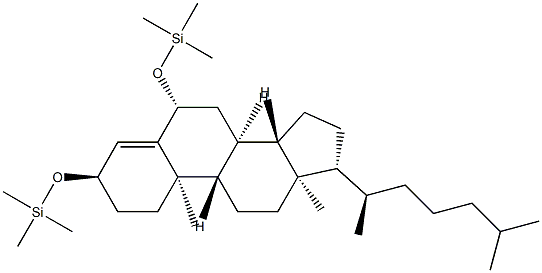 [(Cholest-4-ene-3α,6β-diyl)bisoxy]bis(trimethylsilane) Structure