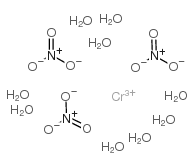 硝酸铬(III) 九水合物结构式