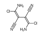1,4-diamino-1,4-dichloro-2,3-dicyano-1,3-butadiene结构式