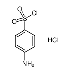 4-氨基-苯磺酰氯盐酸盐结构式