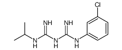 1-(3-Chlorophenyl)-5-isopropylbiguanide Structure