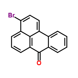 3-溴代苯绕蒽酮结构式