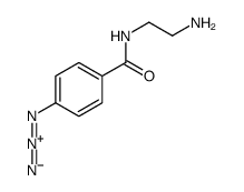 N-(2-aminoethyl)-4-azidobenzamide结构式