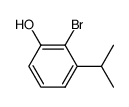 2-bromo-3-isopropylphenol Structure