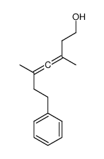 3,5-dimethyl-7-phenylhepta-3,4-dien-1-ol Structure