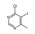 4-Chloro-5-iodo-6-methylpyrimidine Structure