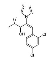 烯唑醇 (E)-(S)-异构体结构式