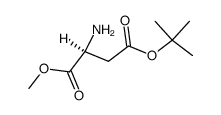 (R)-4-叔丁基 1-甲基 2-氨基琥珀酸酯结构式