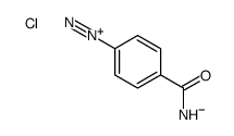 4-carbamoylbenzenediazonium,chloride结构式