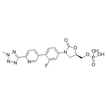 磷酸泰地唑胺结构式