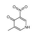 4-Pyridinol,3-methyl-5-nitro- Structure