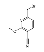 6-(Bromomethyl)-2-methoxynicotinonitrile结构式