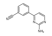 3-(2-Aminopyrimidin-4-yl)benzonitrile Structure