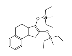 ((3a,4,5,9b-tetrahydro-1H-cyclopenta[a]naphthalene-2,3-diyl)bis(oxy))bis(diethyl(methyl)silane) Structure