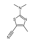 2-(dimethylamino)-4-methyl-1,3-thiazole-5-carbonitrile Structure