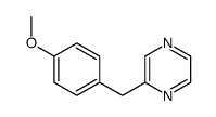 2-[(4-methoxyphenyl)methyl]pyrazine结构式