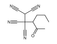 3-acetylhexane-1,1,2,2-tetracarbonitrile结构式
