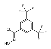 N-hydroxy-3,5-bis(trifluoromethyl)benzenecarboximidoyl chloride结构式