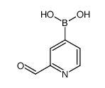 2-甲酰基吡啶-4-硼酸结构式