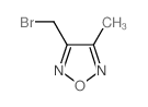 3-Bromomethyl-4-methyl-furazan结构式