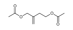 1,4-Butanediol, 2-methylene-, 1,4-diacetate Structure