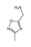 (3-甲基-1,2,4-噁二唑-5-基)甲胺结构式
