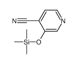 3-trimethylsilyloxypyridine-4-carbonitrile Structure