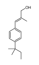 2-methyl-3-[4-(2-methylbutan-2-yl)phenyl]prop-2-en-1-ol结构式
