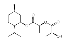 L-menthyl L-lactoyl L-lactate Structure