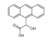 (9-anthryl)hydroxyacetic acid Structure