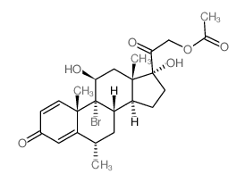 Prednisolone, 9-bromo-6.alpha.-methyl-, 21-acetate picture