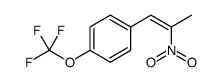 Benzene, 1-(2-nitro-1-propen-1-yl)-4-(trifluoromethoxy)结构式