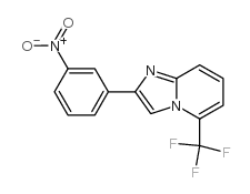2-(3-nitrophenyl)-5-(trifluoromethyl)imidazo[1,2-a]pyridine Structure