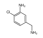 5-(氨基甲基)-2-氯苯胺结构式