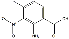 2-amino-4-methyl-3-nitrobenzoic acid Structure