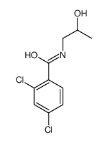 2,4-二氯-N-(2-羟基丙基)苯甲酰胺结构式
