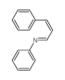 N-(3-Phenyl-2-propenylidene)aniline结构式