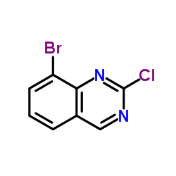 8-溴-2-氯喹唑啉结构式