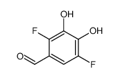 2,5-difluoro-3,4-dihydroxybenzaldehyde Structure