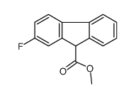 2-氟芴-9-羧酸甲酯结构式